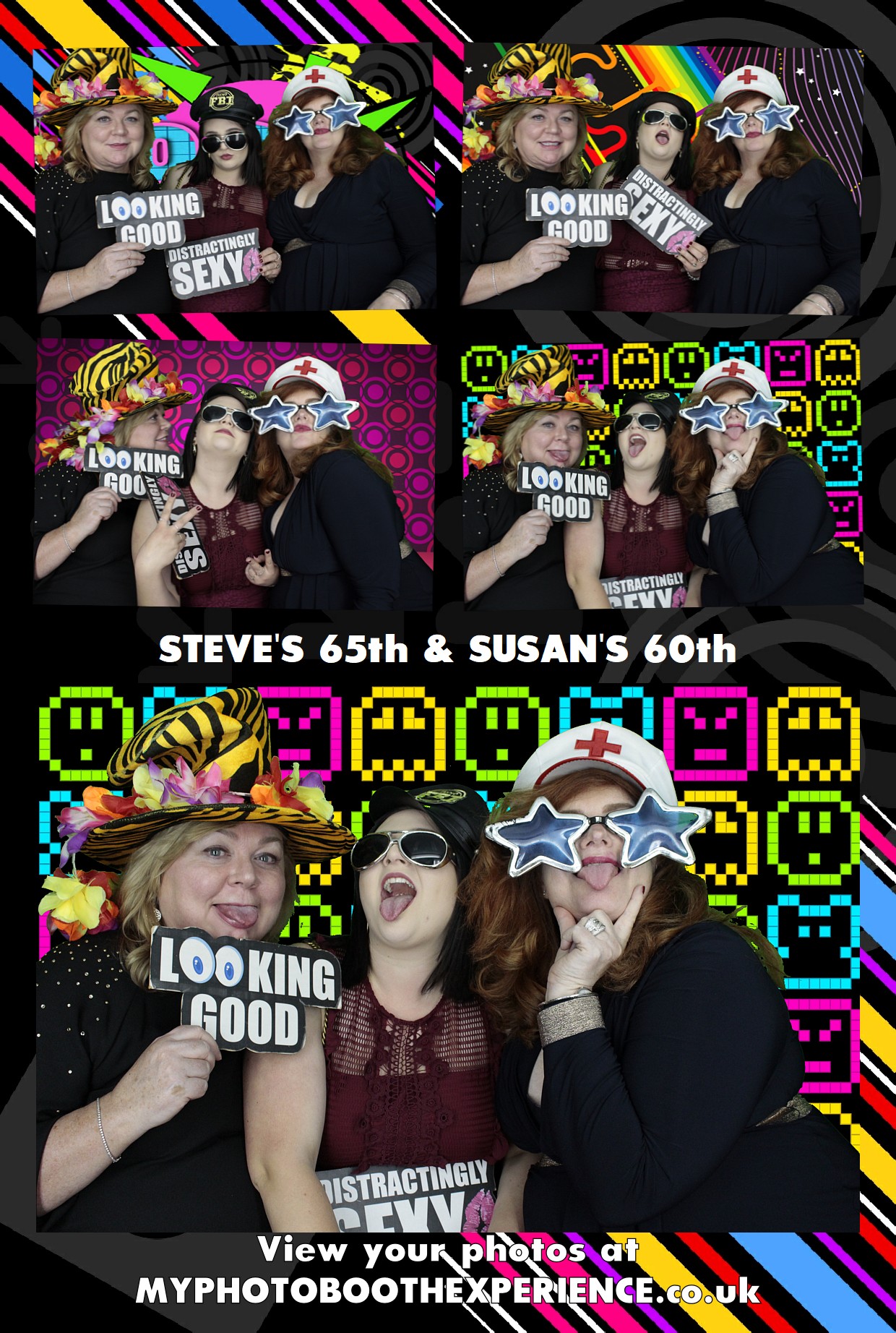 Steve's 65th & Susan 60th Birthday | View more photos from the event at gallery.myphotoboothexperience.co.uk/u/MyPhotoBoothExperienceLtd/Steves-65th-Susan-60th-Birthday
